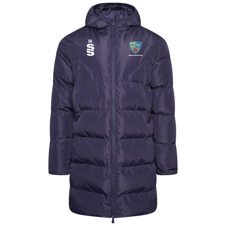 ACTIVE LONG PADDED JACKETS NAVY