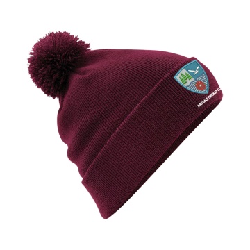 Original Pom Pom Beanie : Maroon