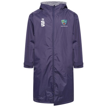 FLEECE ROBE - NAVY