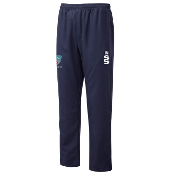 Dual Poplin Track Pant : Navy