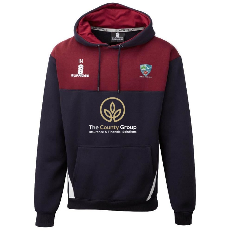 Blade Hoody : Navy / Maroon / White